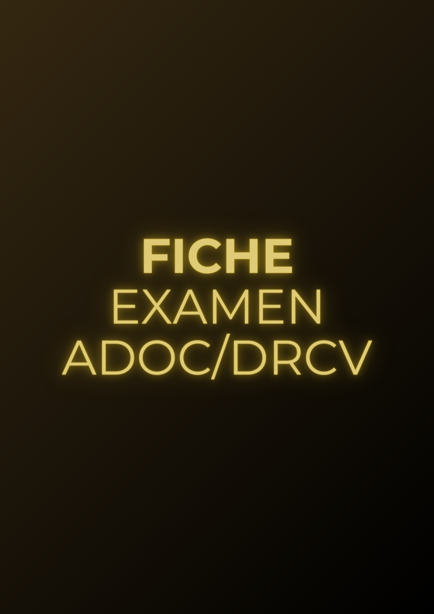 Fiche examen vierge