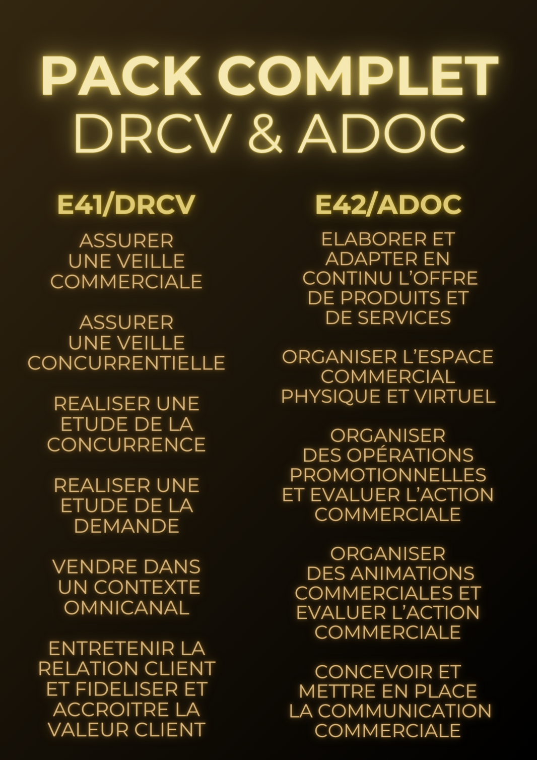 COMPTE RENDUS FICHES D'ACTIVITÉS - E41 E42 DOSSIERS ADOC ET DRCV ...